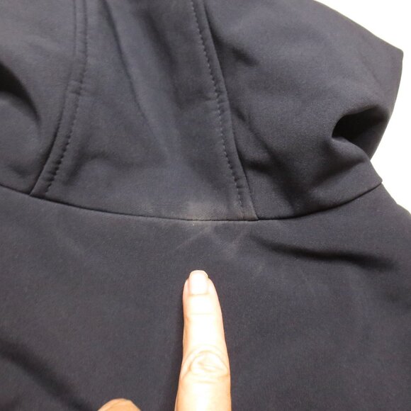 TOMMY HILFIGER mens JACKET navy blue HOODED rain BOMBER SIZE L - Picture 13 of 14